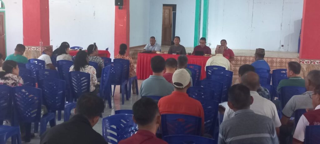 Rapat di tingkat Paroki MBSB Wae Sambi. (Foto : Ferdy Jemaun)